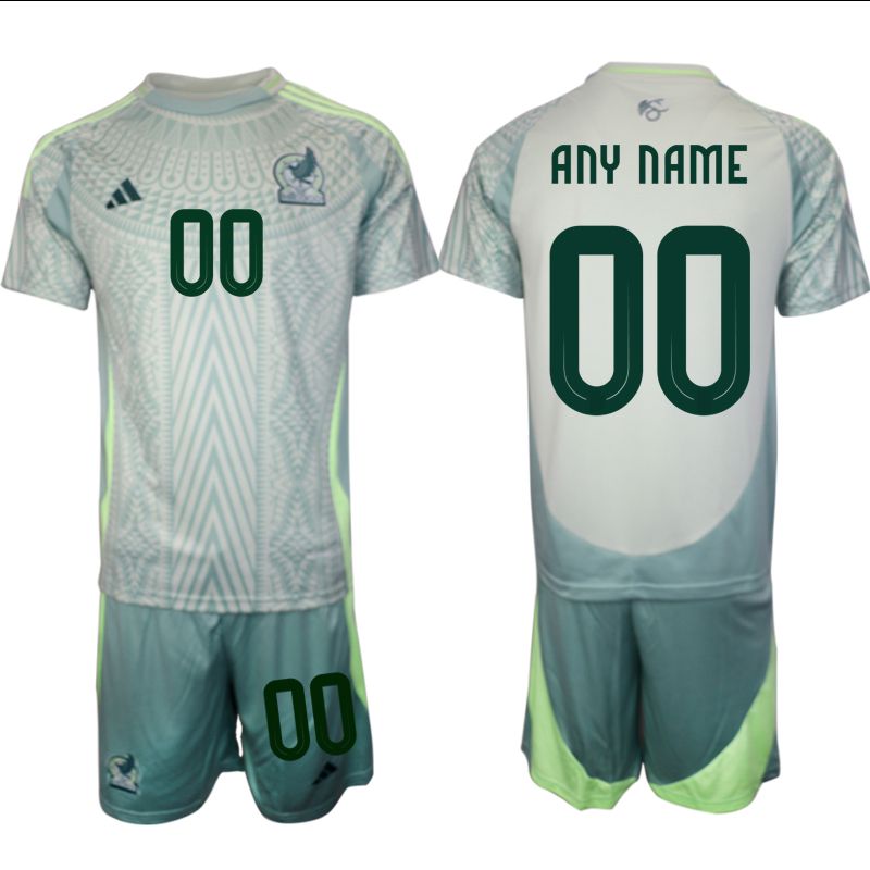 Men 2024-2025 Season Mexico away green customized Soccer Jersey